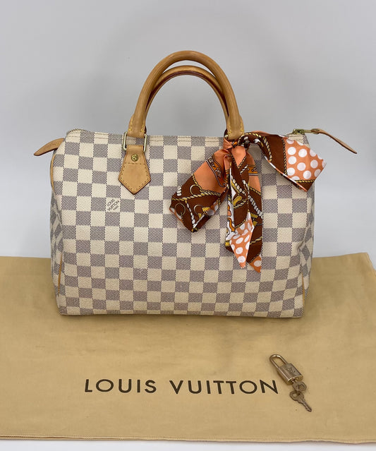 Louis Vuitton Azure Speedy 30 SP0097